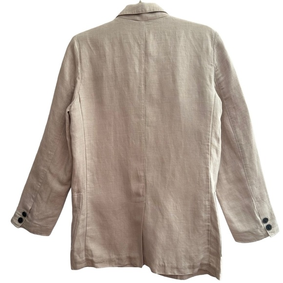 BROCHU WALKER LEE LINEN BLAZER SIZE SMALL - Picture 4 of 13